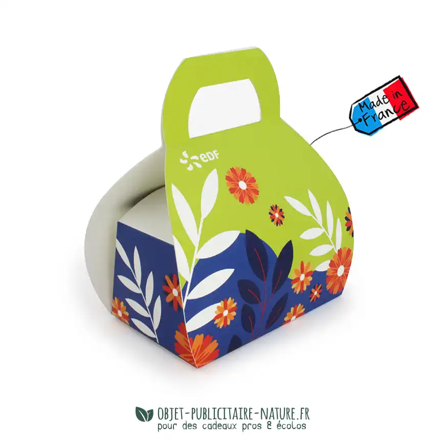 Mallette personnalisable kit de plantation publicitaire