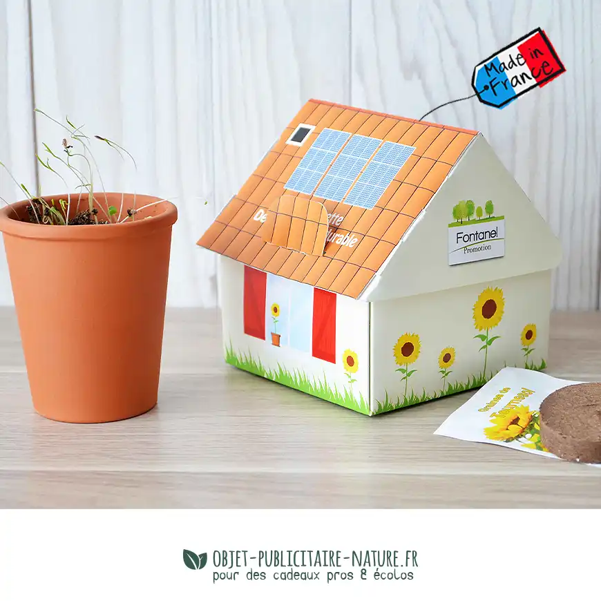 Kit de plantation maison packaging publicitaire
