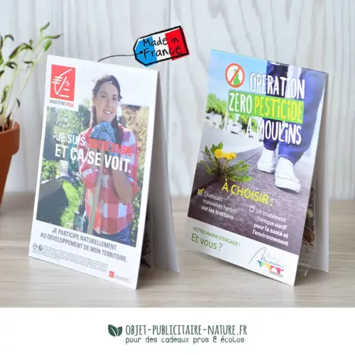 Sachet de graines publicitaire 70x100mm