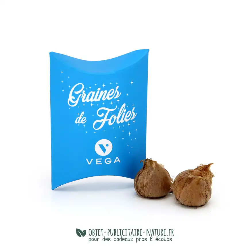 Goodies écologique - Bulbes de trèfle à 4 feuilles en berlingot personnalisable