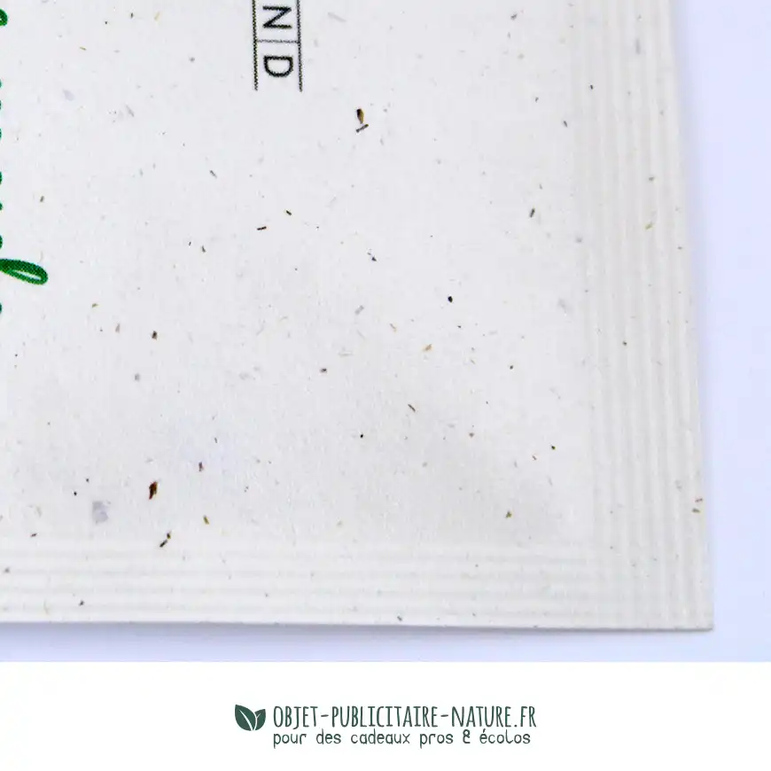 Papier végétal personnalisé grand format 82x110mm