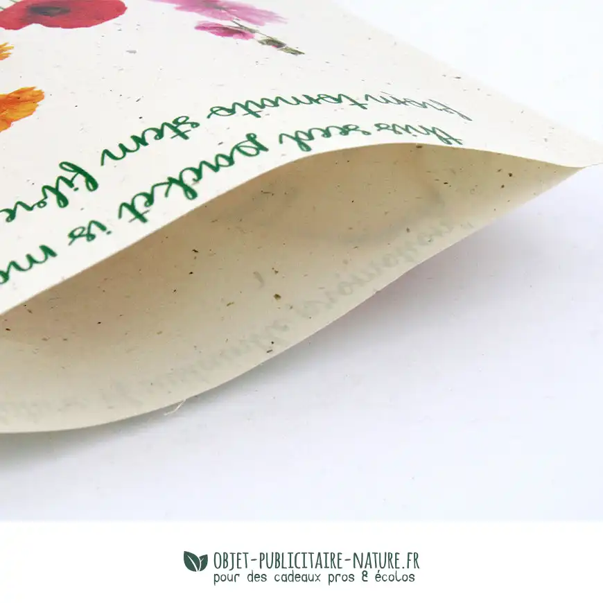 Papier végétal personnalisable grand format 82x110mm