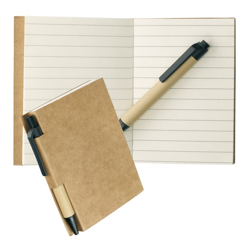 Bloc-notes publicitaire personnalisable avec stylo – Image 2