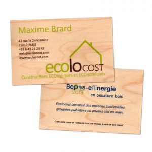 carte de visite en bois recto verso carte de visite en bois recto verso