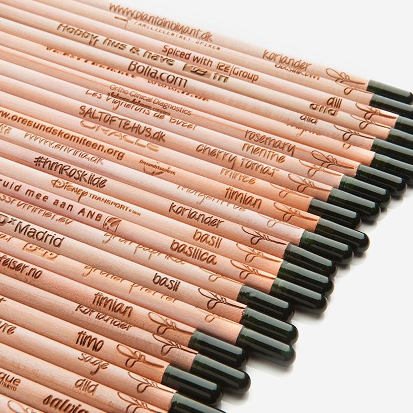 Crayon de couleur à planter personnalisé