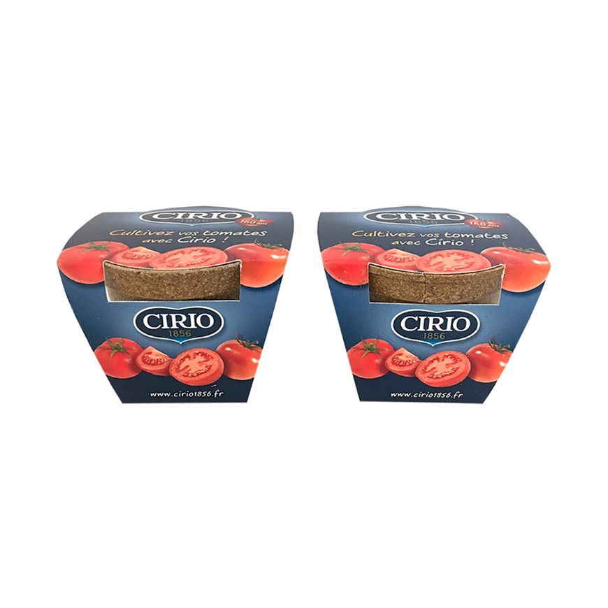 Kit de plantation publicitaire écologique avec pot biodégradable