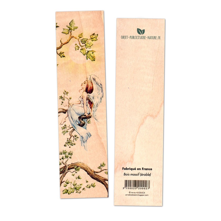 Marque-pages en bois personnalisable format 47x178mm