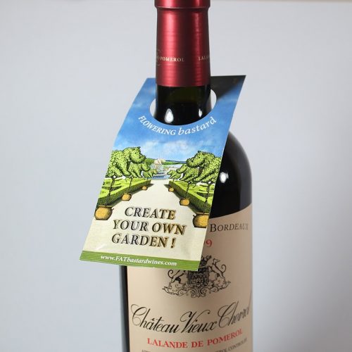 Sachet de graines publicitaire pour bouteille