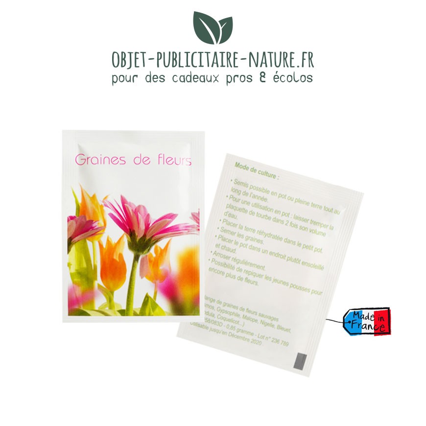 Sachet de graines standard format 60x80 mm