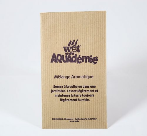 Sachet graines publicitaire papier kraft personnalisable