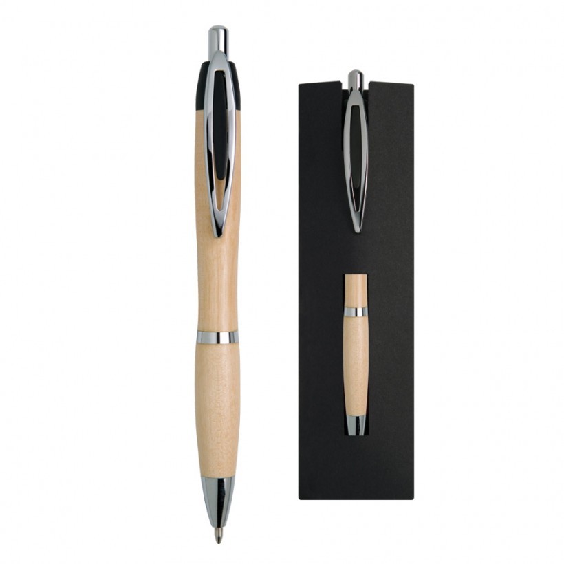 Stylo publicitaire prestige en bois – Image 2