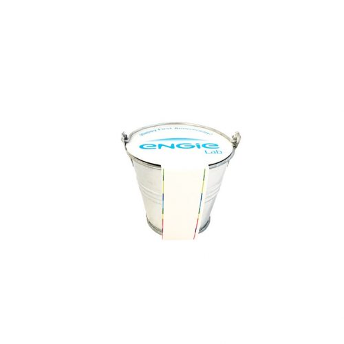 Trèfles à 4 feuilles - kit de plantation publicitaire pot zinc