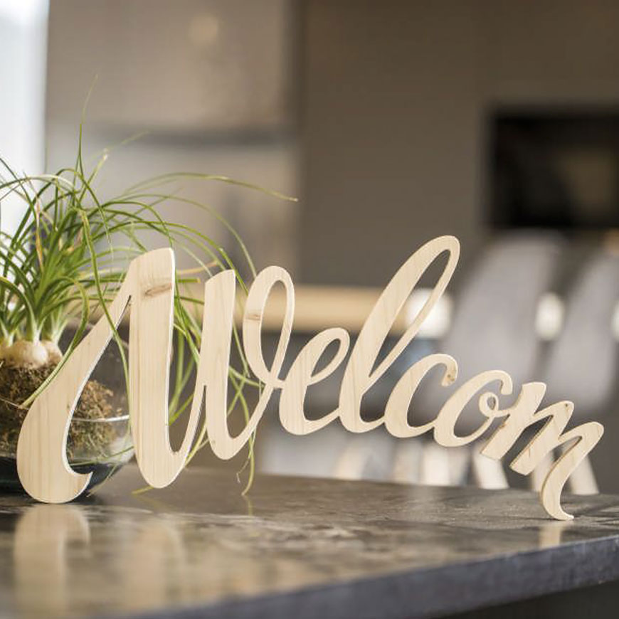 lettres bois et logo en bois personnalisable