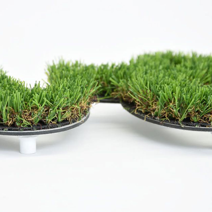 logo et lettres en végétal synthétique