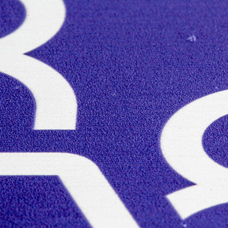 plaque en bois personnalisée par impression + blanc