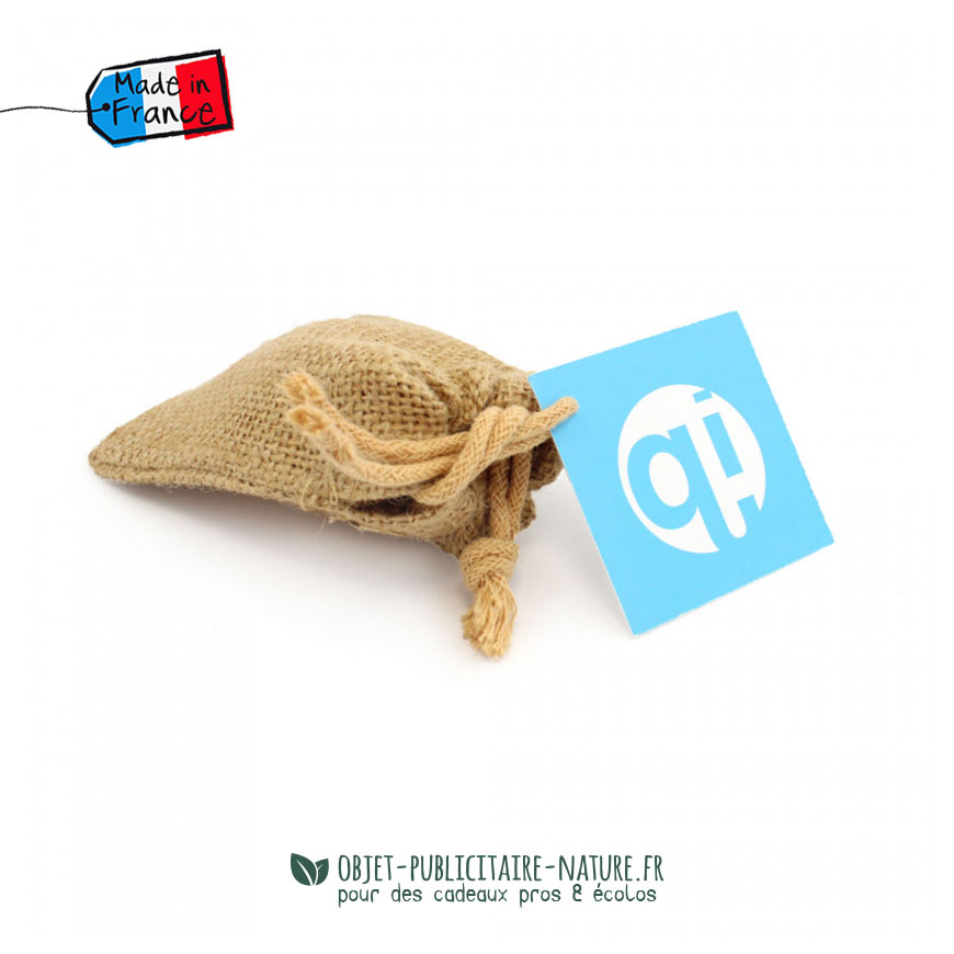 Bombe palet à graines pochon jute personnalisé