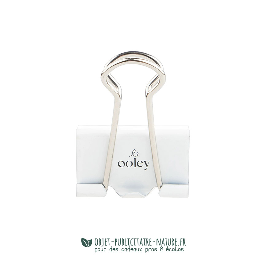 trombone publicitaire personnalisable foldbackclip