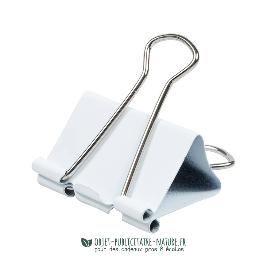 trombone publicitaire personnalisable foldbackclip