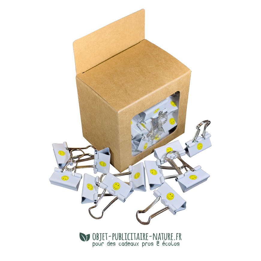 trombone publicitaire personnalisable foldbackclip