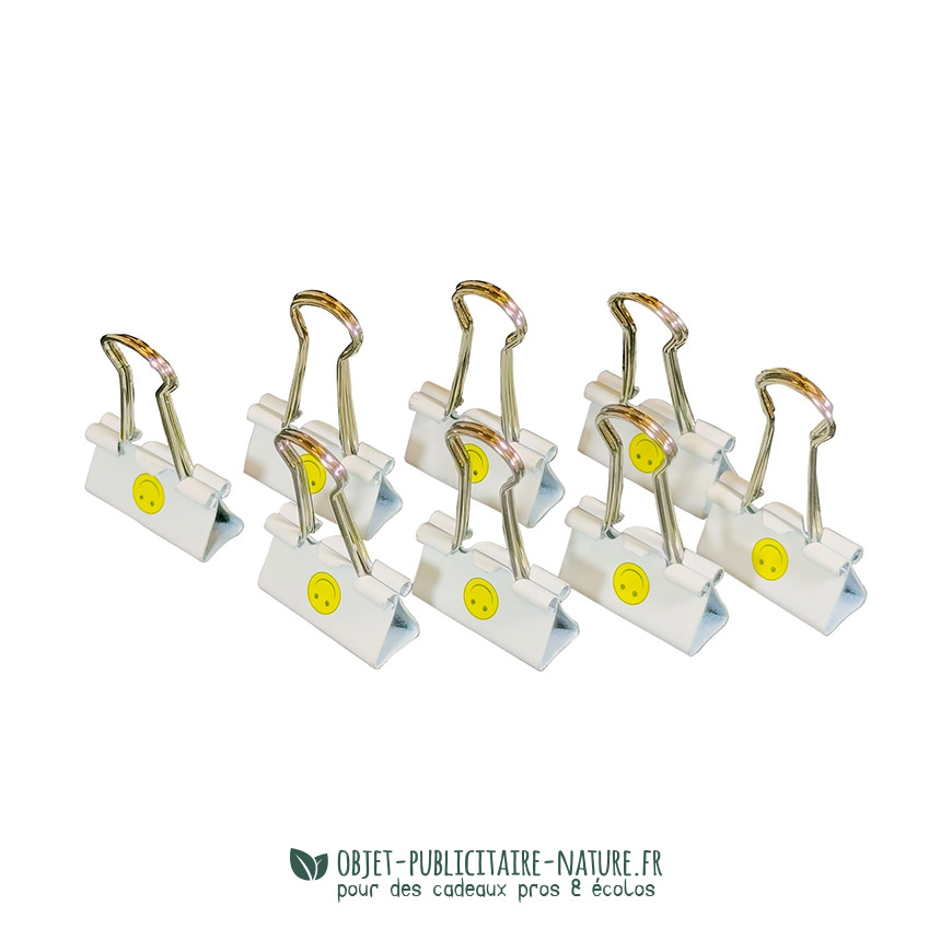 trombone publicitaire personnalisable foldbackclip