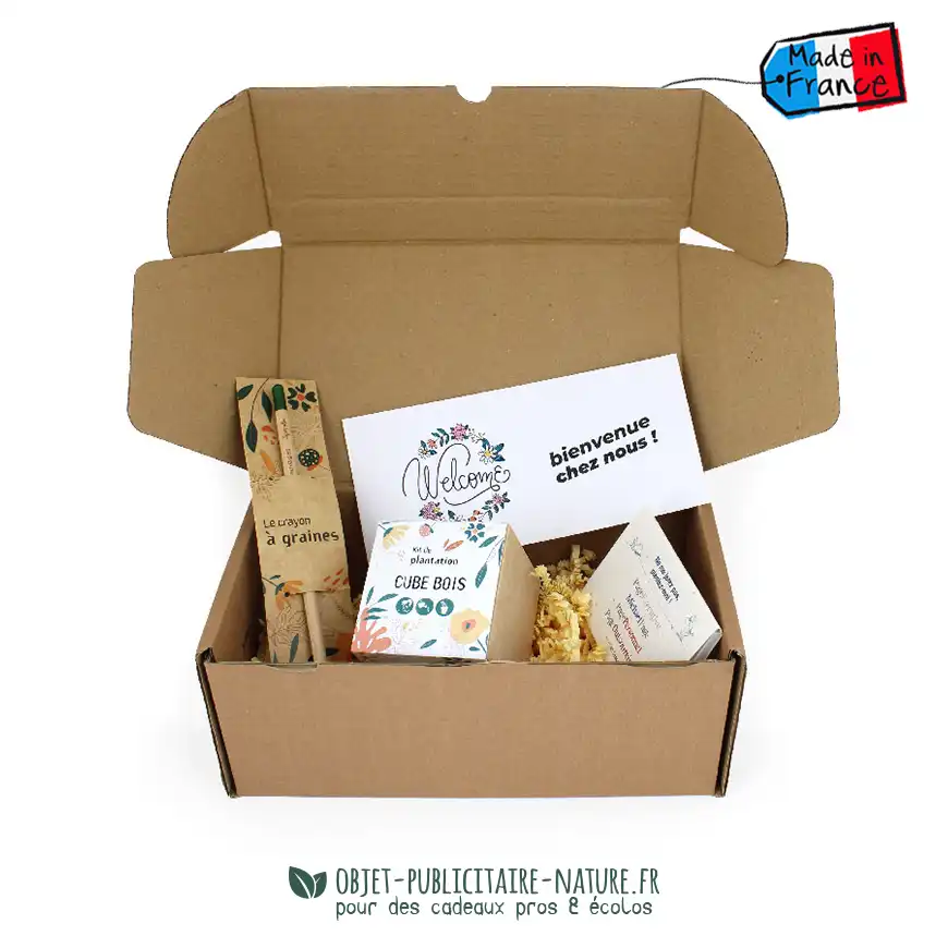 Coffret cadeau publicitaire pour bureau personnalisable