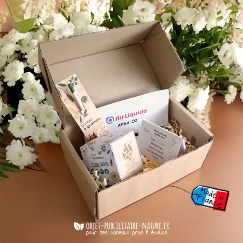 Coffret cadeau publicitaire pour bureau à personnaliser