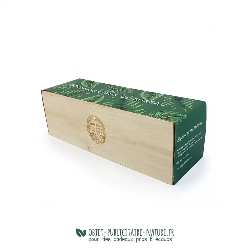 Plante dans organisateur de bureau publicitaire personnalisable