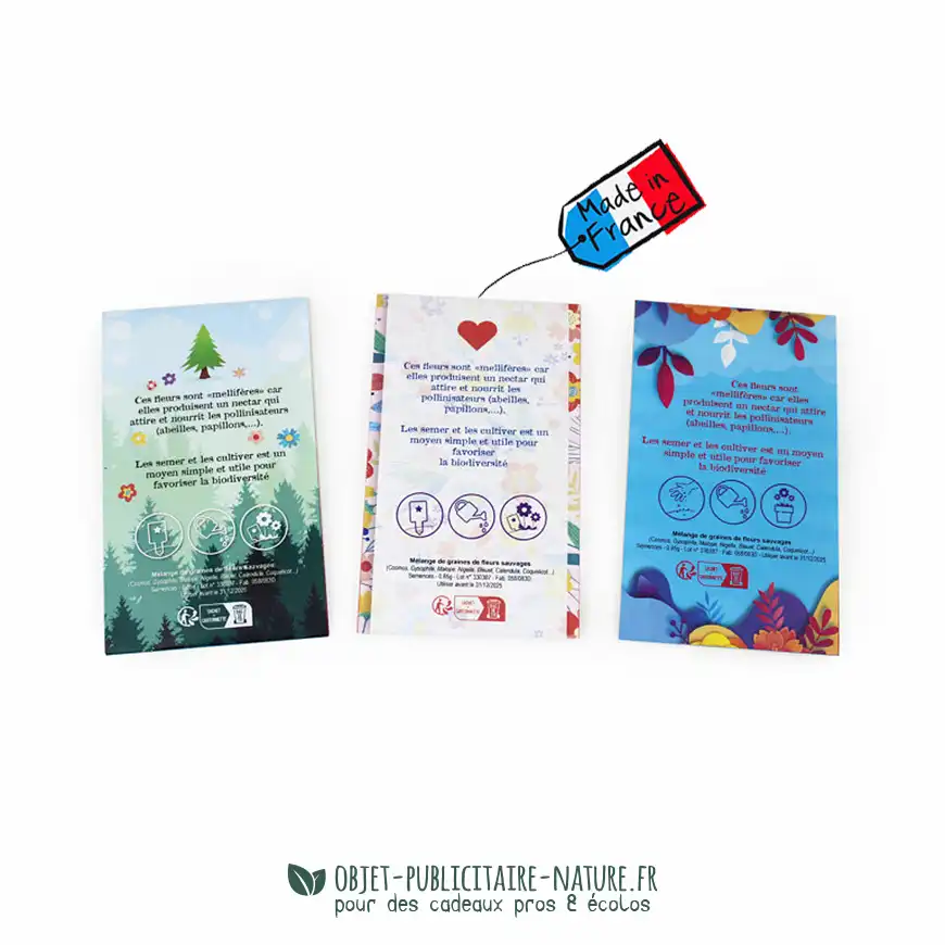 Stick en bois à graines personnalisable