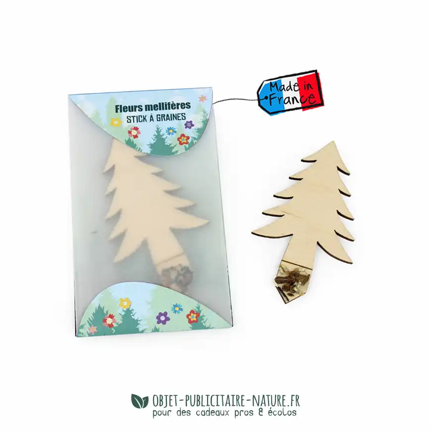 Stick en bois à graines à personnaliser