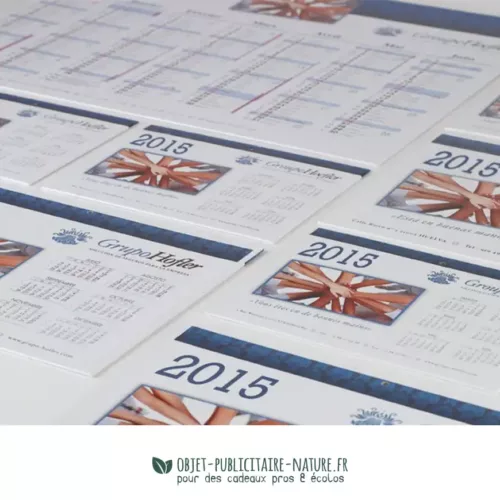 Calendrier contrecollé à personnaliser