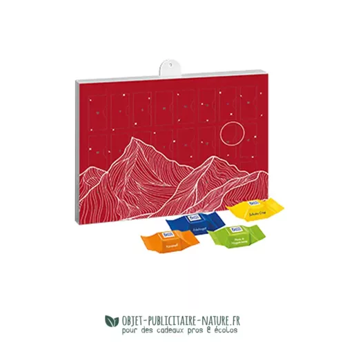 Calendrier de l'avent publicitaire - Chocolat Ritter Sport