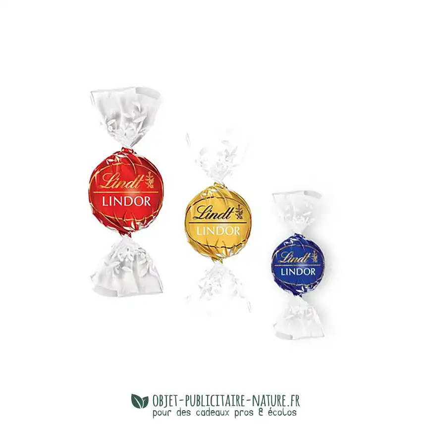 Chocolats Lindor du calendrier de l'avent à personnaliser