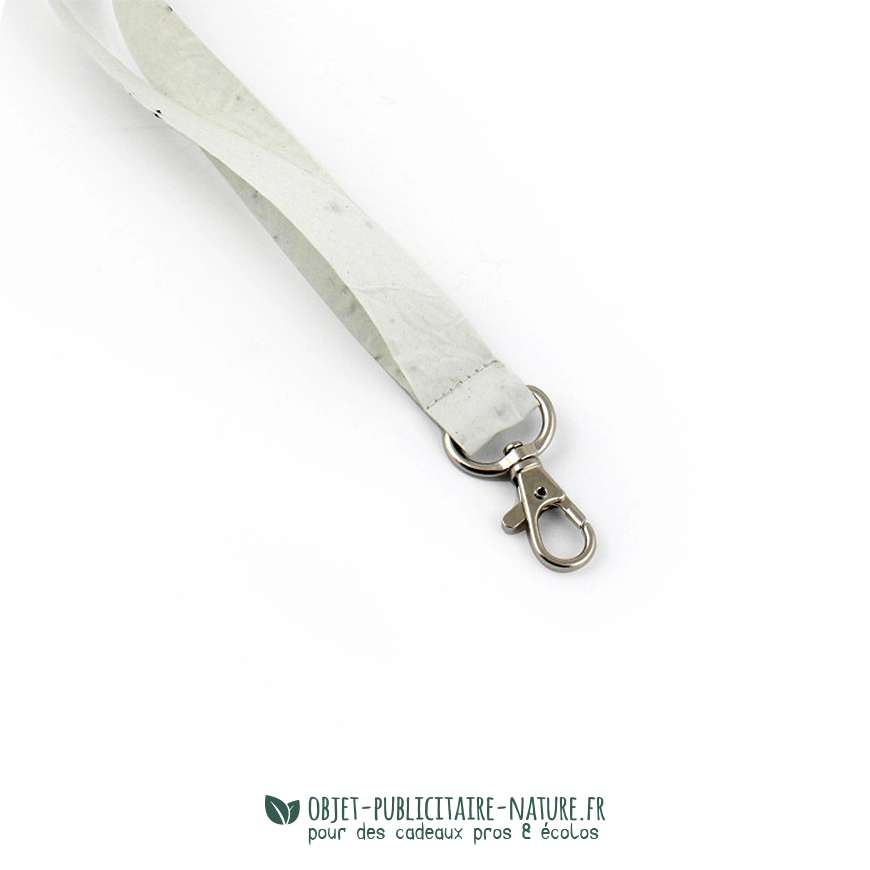 Lanyard en papier à graines à personnaliser