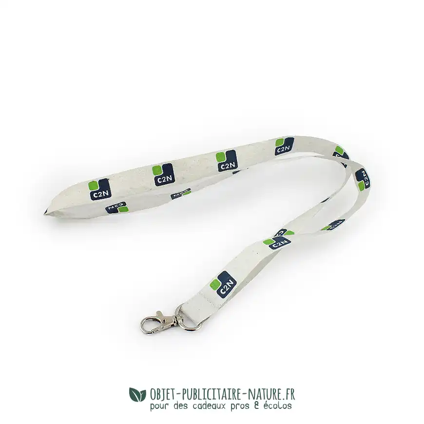 Lanyard en papier à graines personnalisable