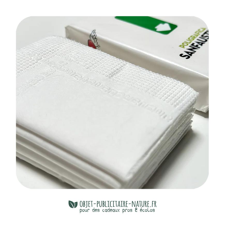 paquet de mouchoirs personnalisable en papier
