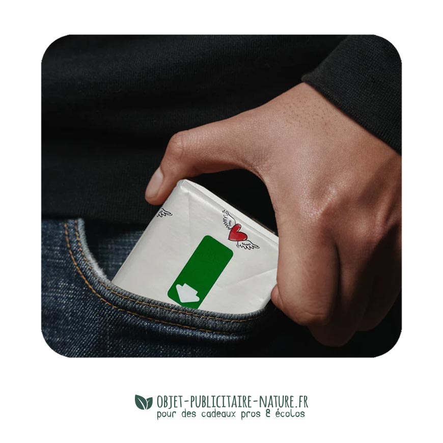 paquet de mouchoirs personnalisable en papier