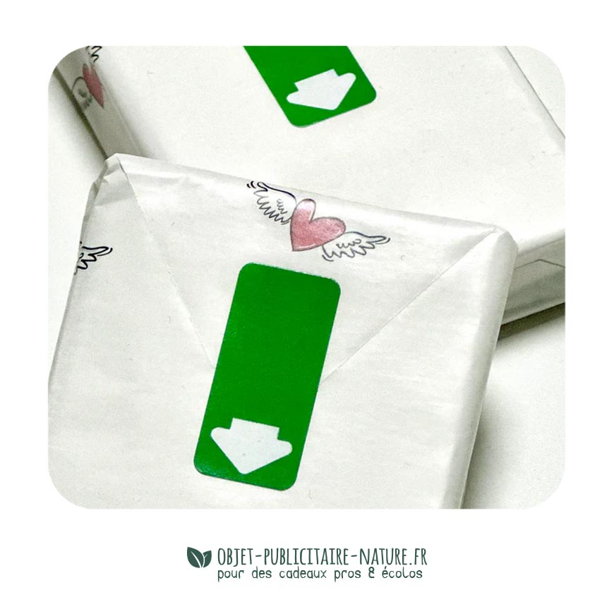 paquet de mouchoirs personnalisable en papier