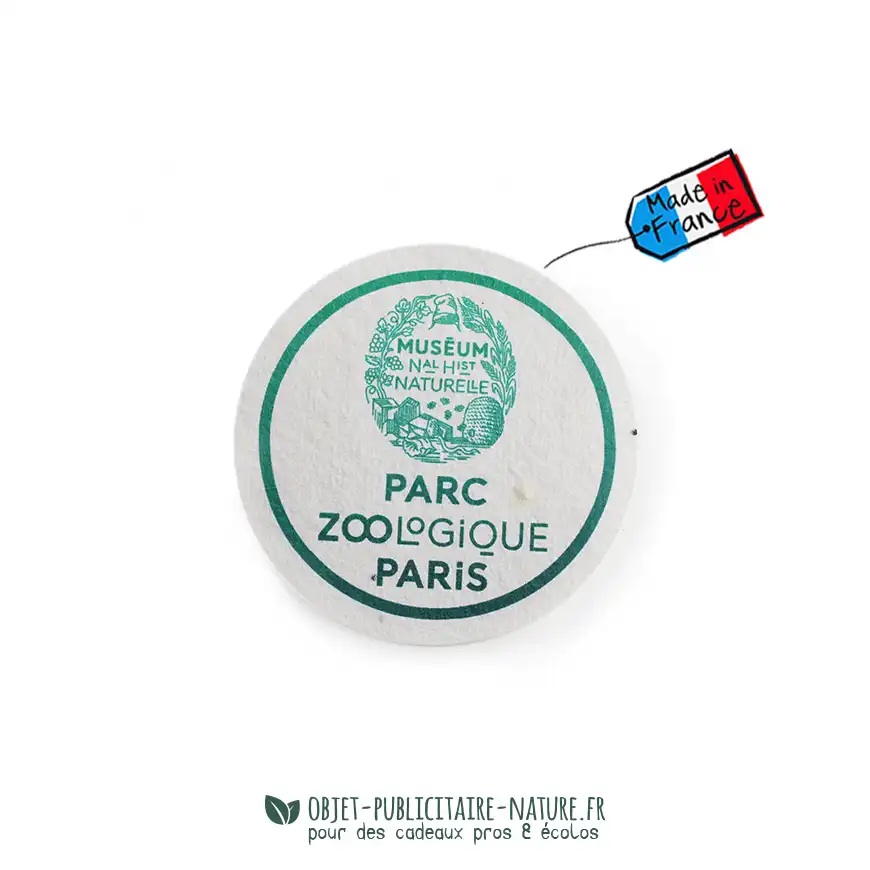 Sous bock publicitaire en papier ensemencé à personnaliser