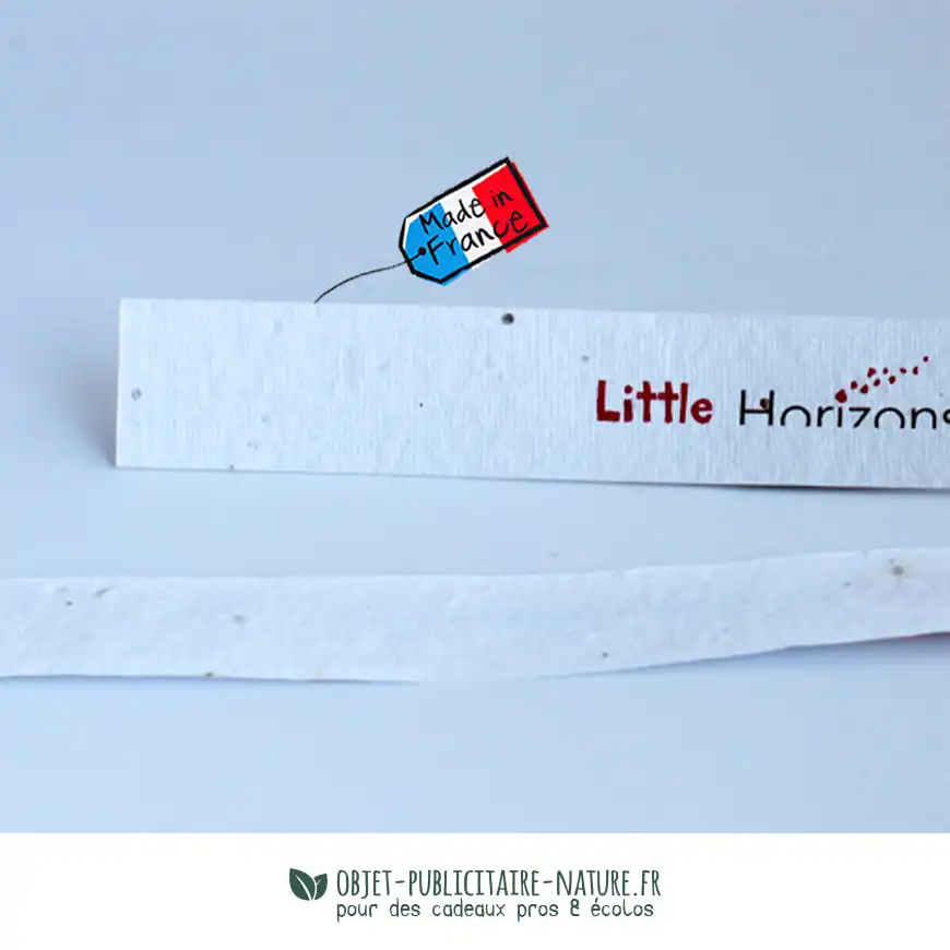 Bracelet publicitaire en papier graines à personnaliser