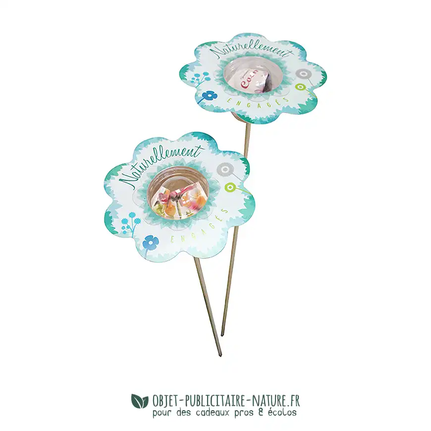 Kit de plantation forme tige floral à personnaliser