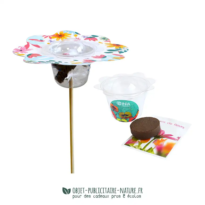 Kit de plantation forme tige floral à personnaliser