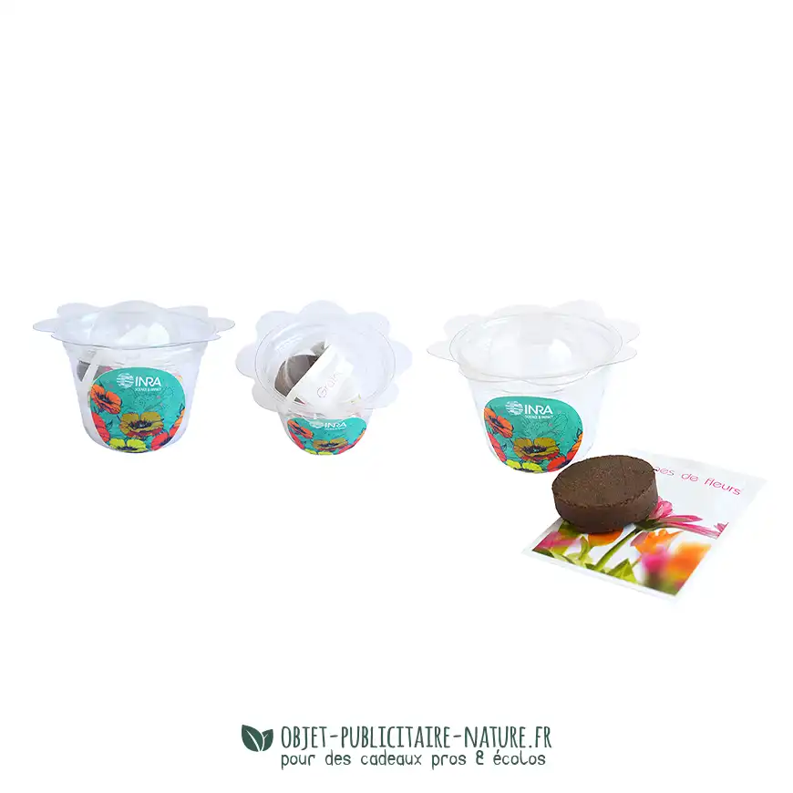 Kit de plantation forme tige floral personnalisée